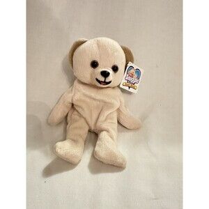 VNTG 1999 Snuggle Bear Plush Bean Bag – Original Tag – EXCELLENT Condition